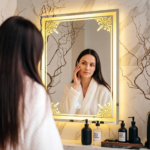 Think Glass Gallery Premium Wall-Mounted LED Mirror – 3-Color Intelligent Lighting for Washbasin & Vanity